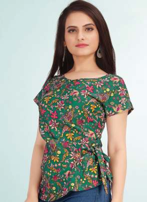 DIGITAL PRINTED TOP FOR GIRL AND WOMEN  western wear