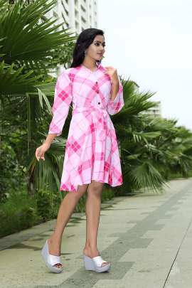 PINK PARTY WEAR DRESS  Dresses