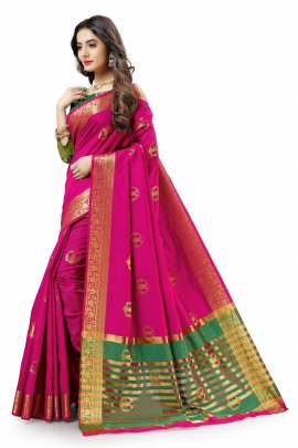  PURPLE LICHI SILK WITH RICH PALLU SILK SAREE