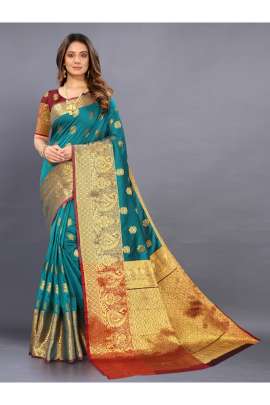 RAMA LICHI SILK SAREE WITH RICH PALLU SILK SAREE