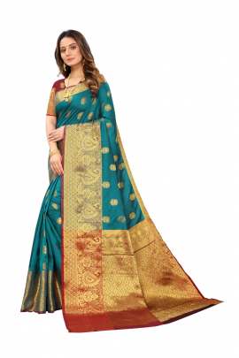 RAMA LICHI SILK SAREE WITH RICH PALLU SILK SAREE