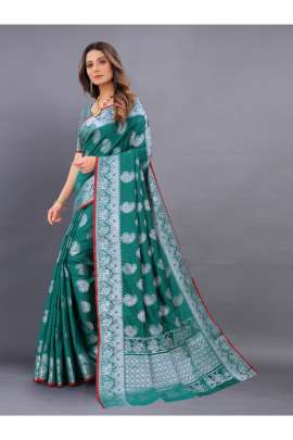 RAMA LICHI SILK SAREE WITH RICH PALLU  KANCHIPURAM SILK SAREE