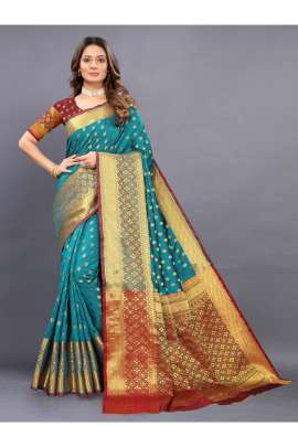 RAMA LICHI SILK WITH RICH PALLU