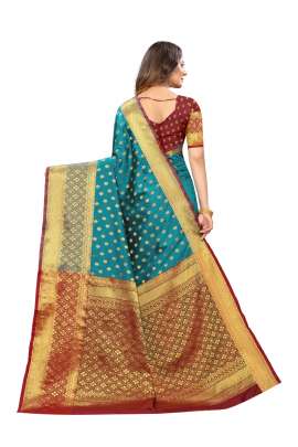 RAMA LICHI SILK WITH RICH PALLU SILK SAREE